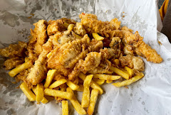 Fish and Chips near Malones Spa Motel